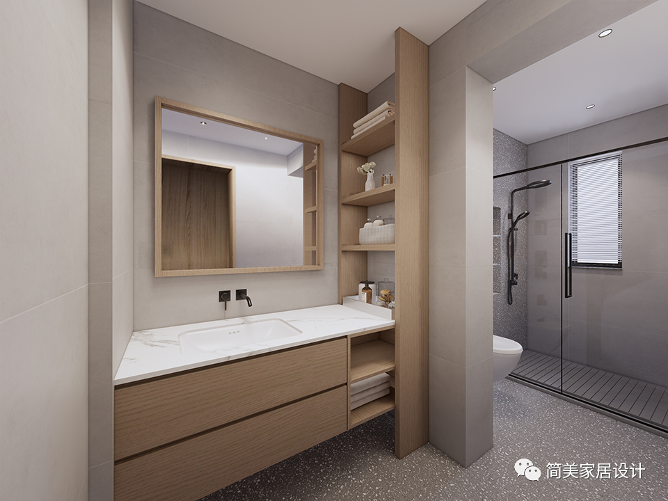 113㎡轻复古原木家居空间设计丨中国广州丨简美设计-85