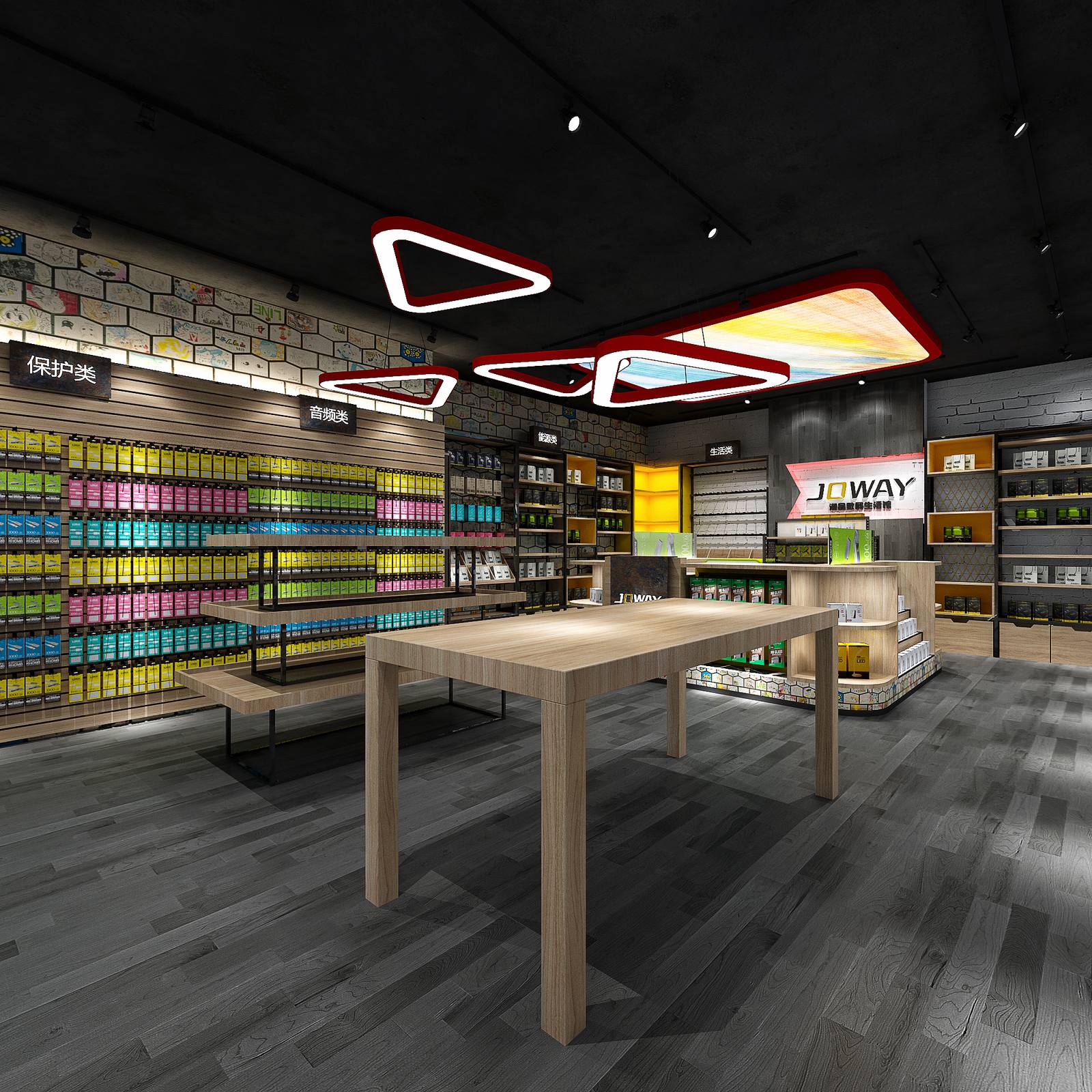 无影空间设计打造乔威石家庄太和大厦临街店-2