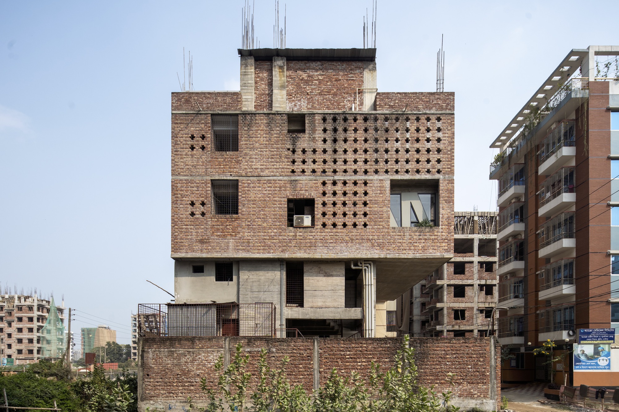 瓦萨特维塔办公室及住宅丨孟加拉国达卡丨Vuumaatra Consultants-34