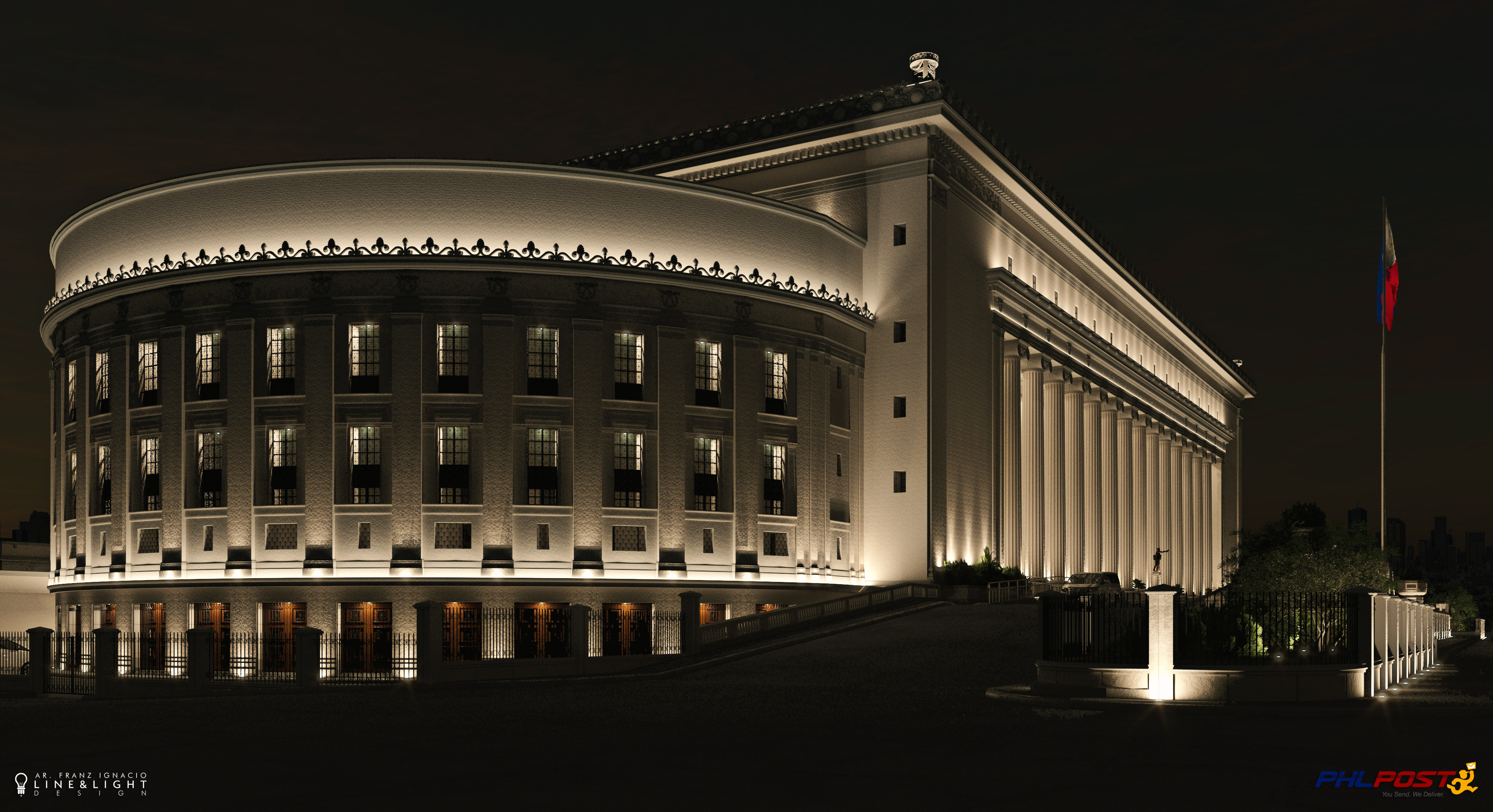 Manila Central Post Office Buidling - Night Renders-21