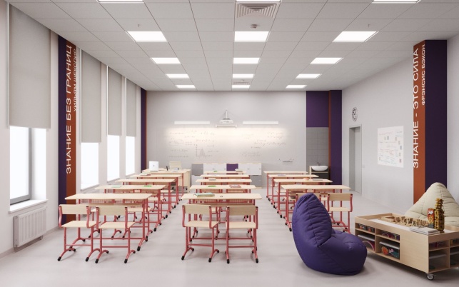 “Кембридж”别墅区私立学校室内设计丨俄罗斯莫斯科丨个体经营者 Тихонов А.А. 室内设计与建筑工作室-18