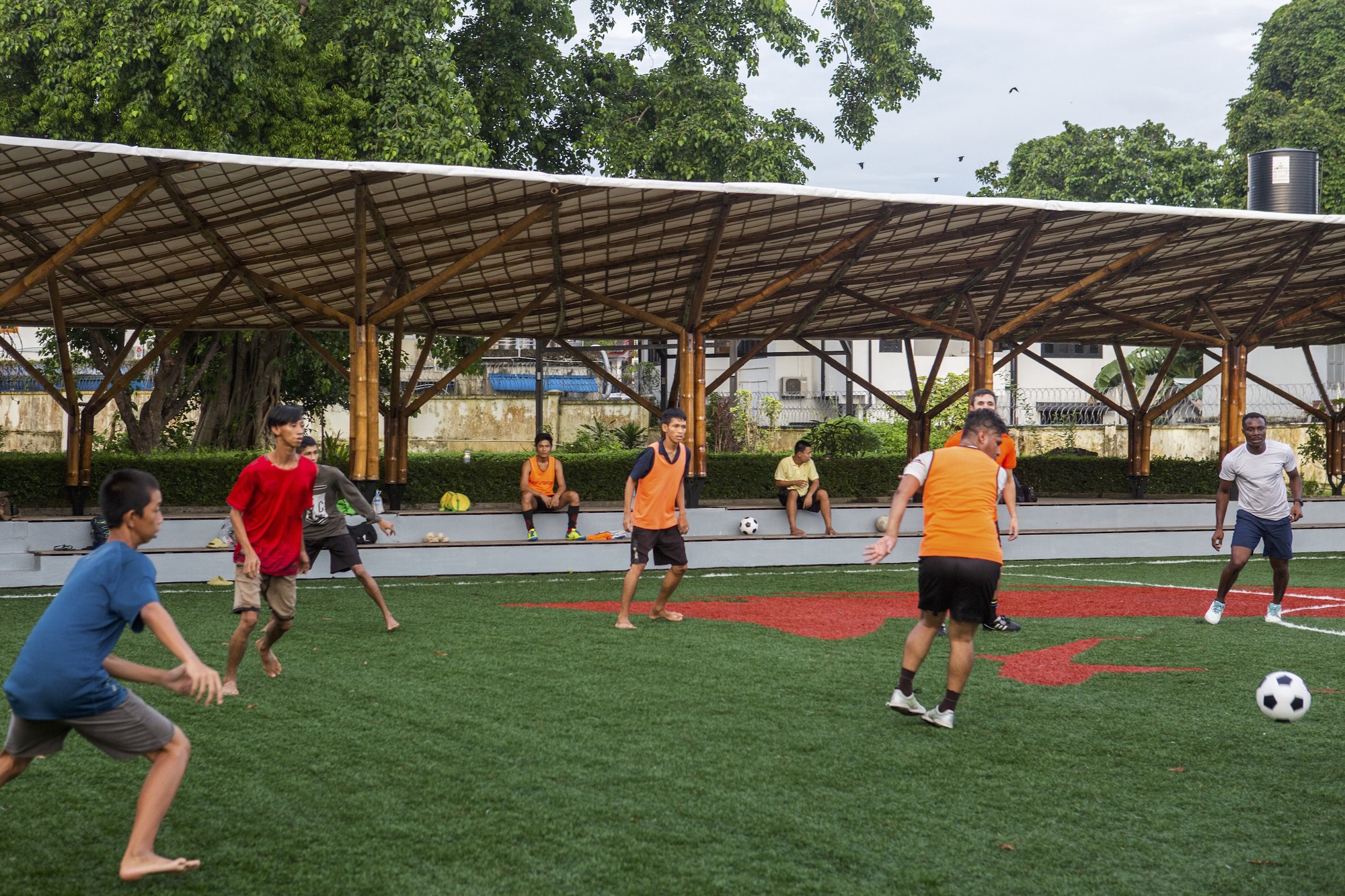 无限体育中心，蓝色圣殿丨缅甸-11