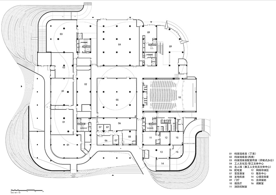 阳江市综合文化中心丨中国阳江丨华南理工大学建筑设计研究院有限公司+一方设计集团有限公司-78