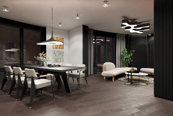 Skyline 公寓室内设计丨乌克兰基辅-7