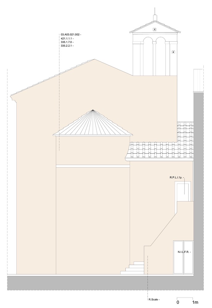 San Pellegrino Church Restoration and Outfitting of Plaster Deposits  MICROSCAPE architecture urban design AA-71