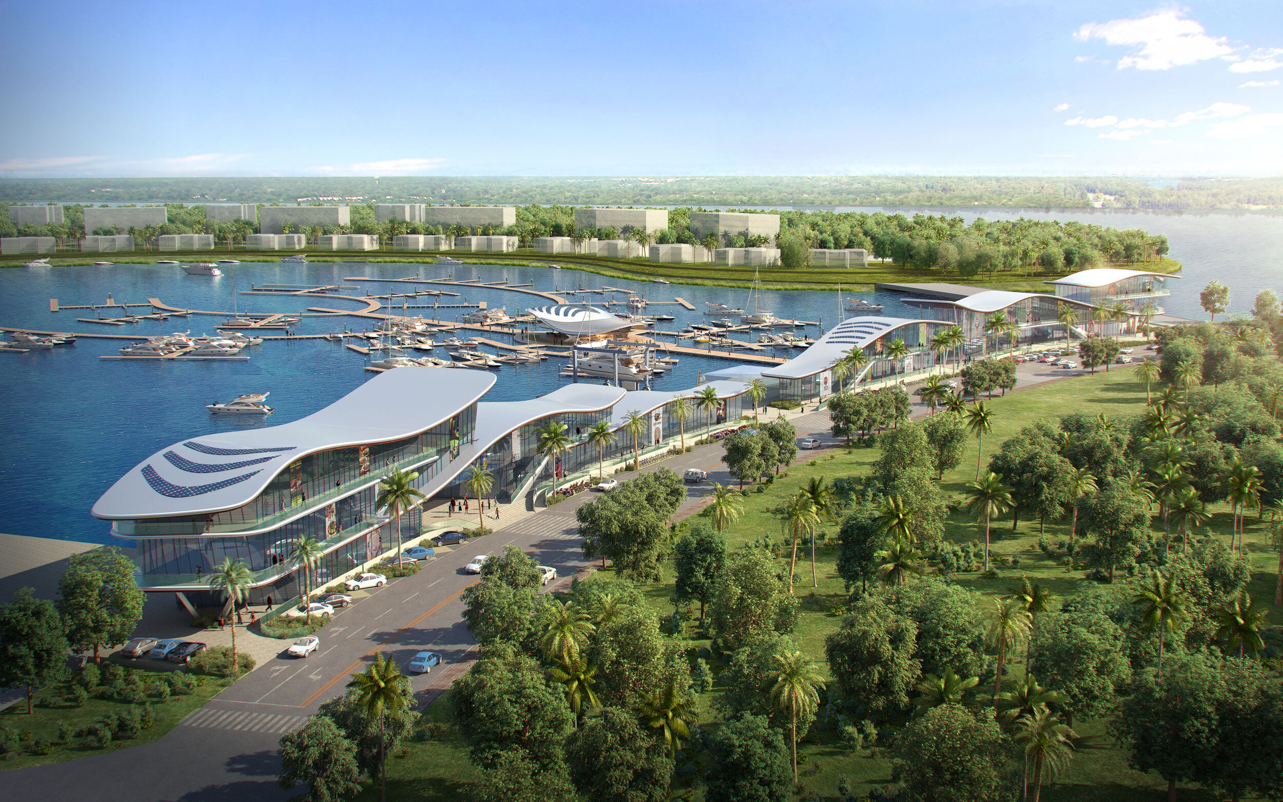 NDA Group | Hainan Sea Flower Yacht Club and Marina Commercial Promenade - EN-11