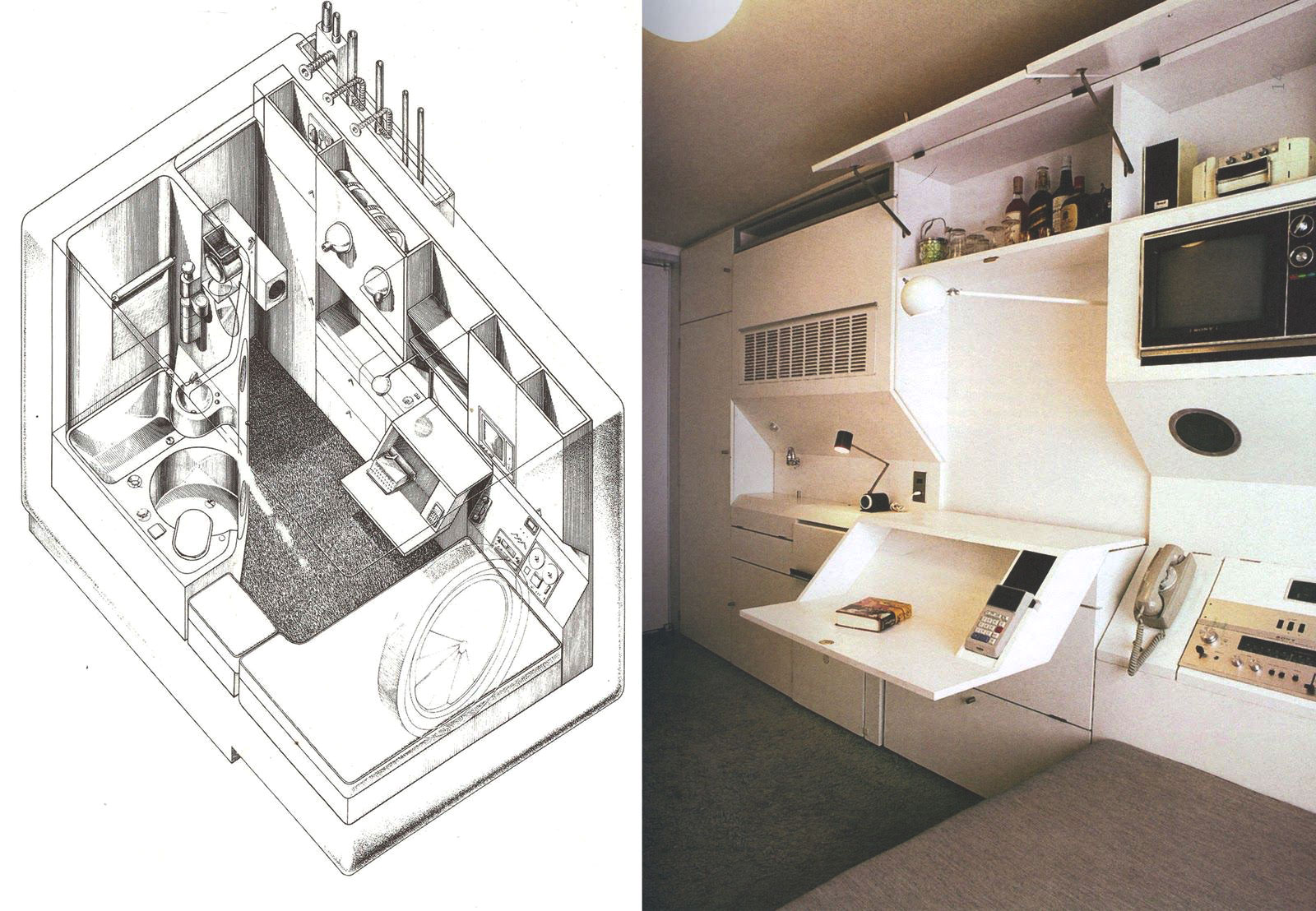 Nakagin Capsule Tower（中银胶囊塔）丨日本东京丨Kisho Kurokawa（黑川纪章）-66