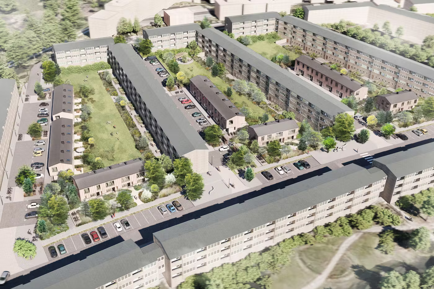 SLA 对 Tingbjerg 社区的更新项目丨丹麦哥本哈根-6