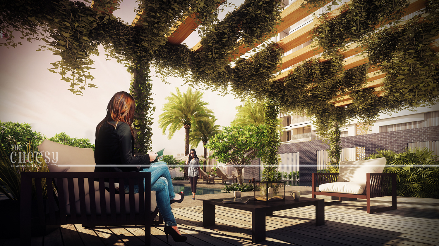 三维渲染呈现的住宅与工业空间艺术-11