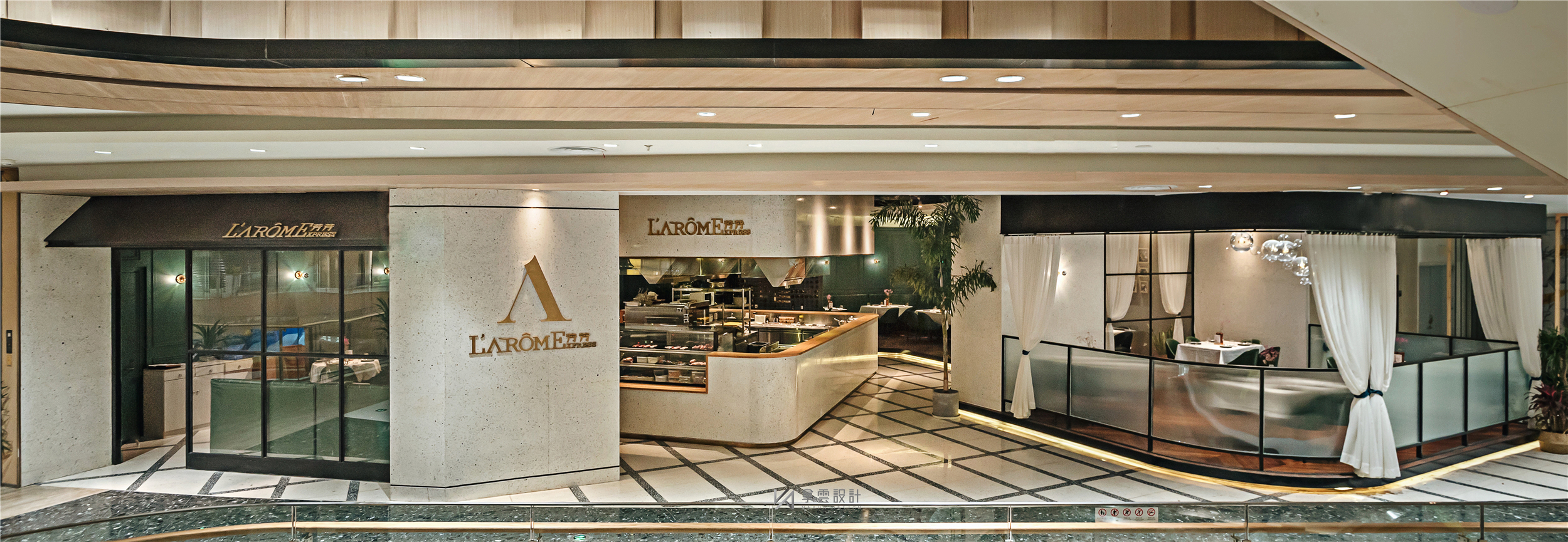 【餐饮】NAYUNDESIGN丨 L& arôme E·press 芳芳法餐厅丨中国南京-8