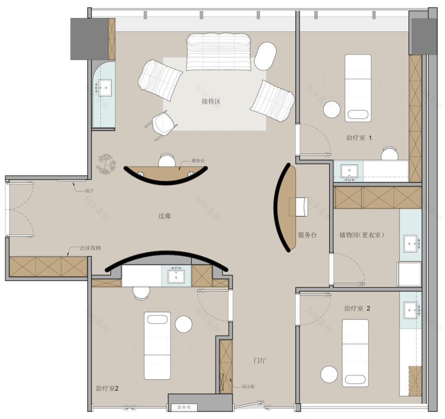 万银国际古得皮肤诊所二期丨中国浙江丨尔景空间设计-43