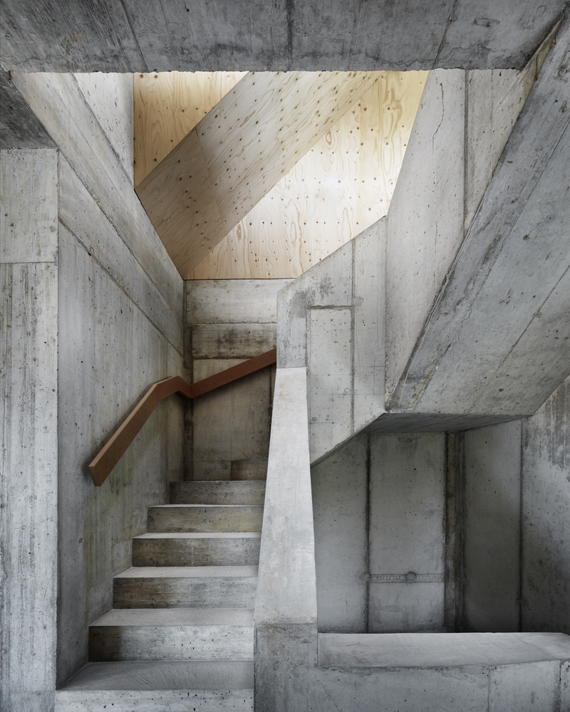 和谐雕塑般的瑞士住宅设计-28