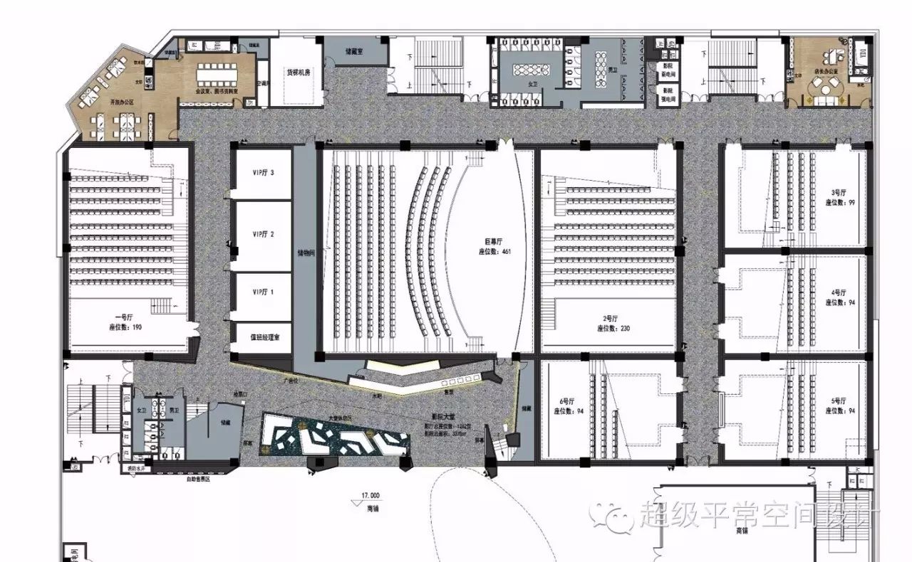 华夏影院设计 | 融入城市记忆的空灵空间-6