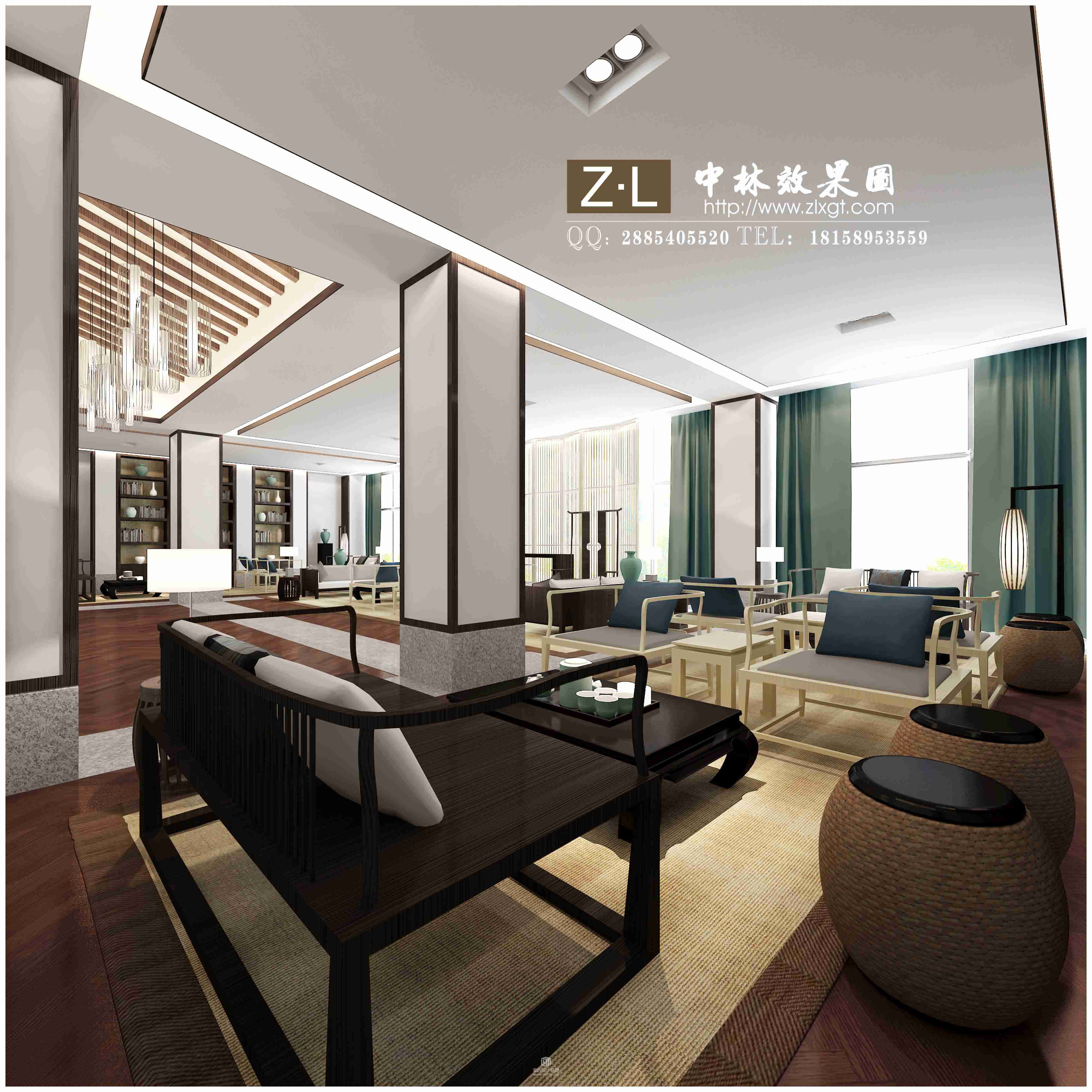 ■■■■■史上最牛X的简约中式禅意酒店效果■■■■■-22