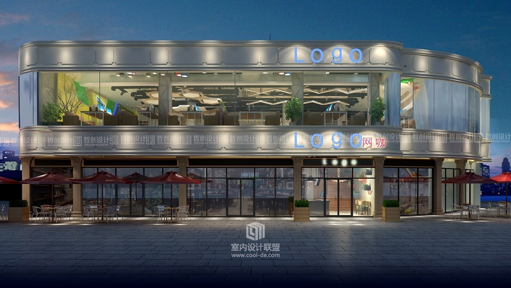 昆明专业网咖装修设计效果图分享 昆明网咖装修设计-16