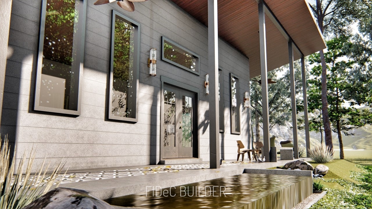 小型开放式概念度假屋设计丨FIDeC Builder-11