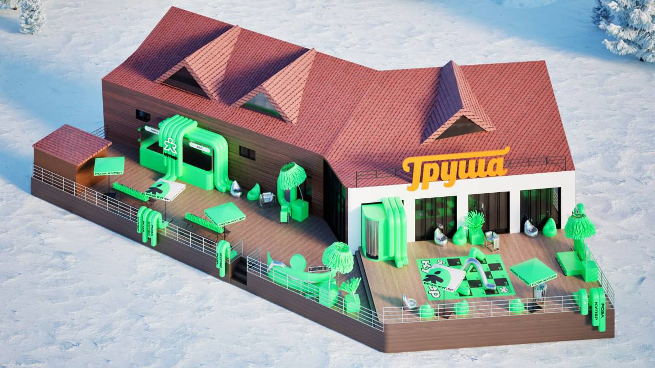 俄罗斯滑雪品牌商业快闪空间-15