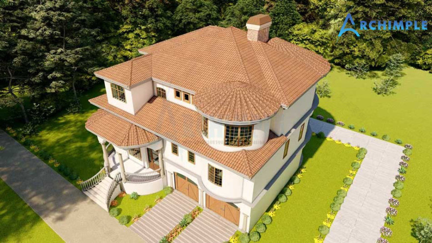 地中海风格别墅设计-13