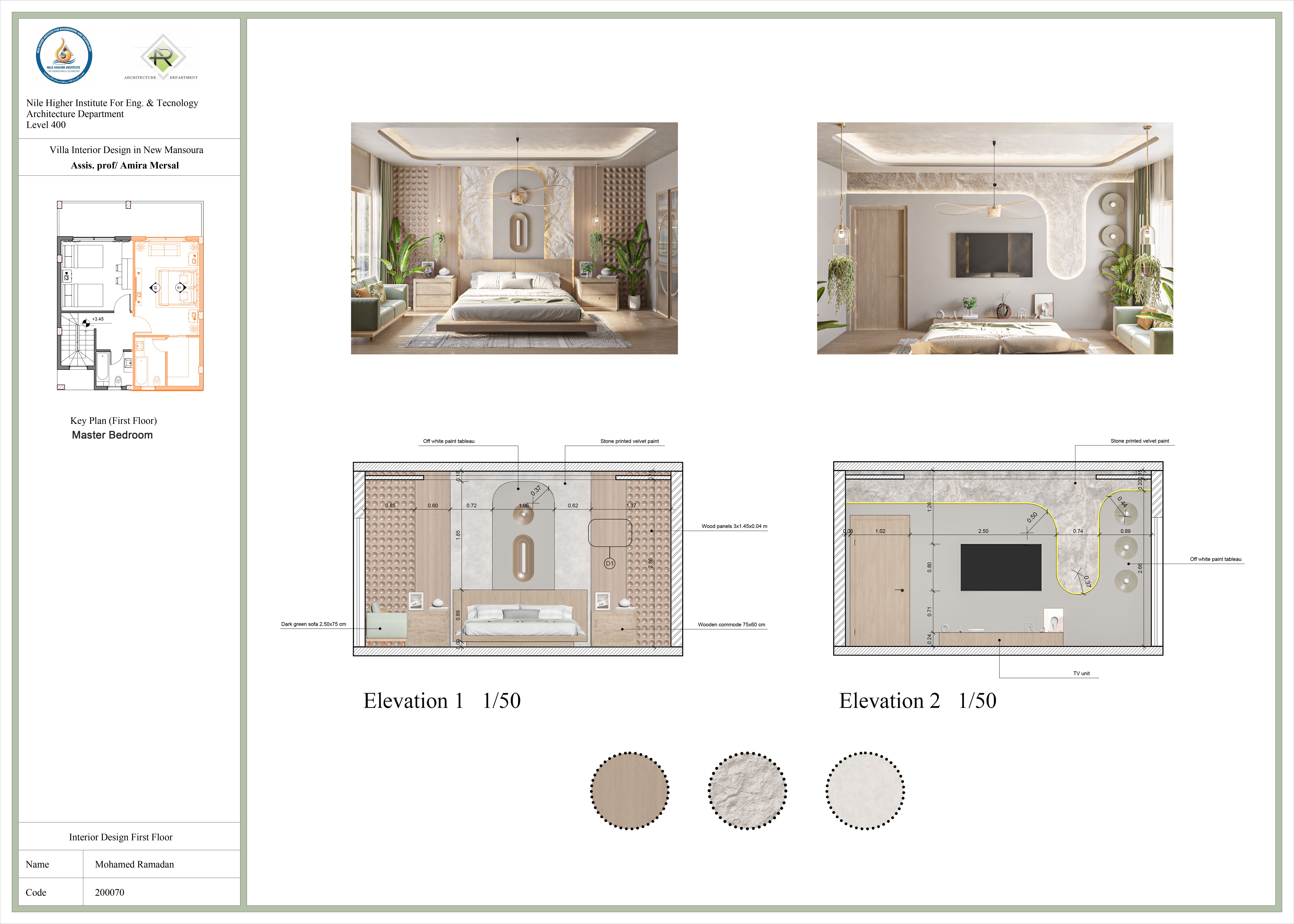 Interior design project | villa in New Mansoura-23