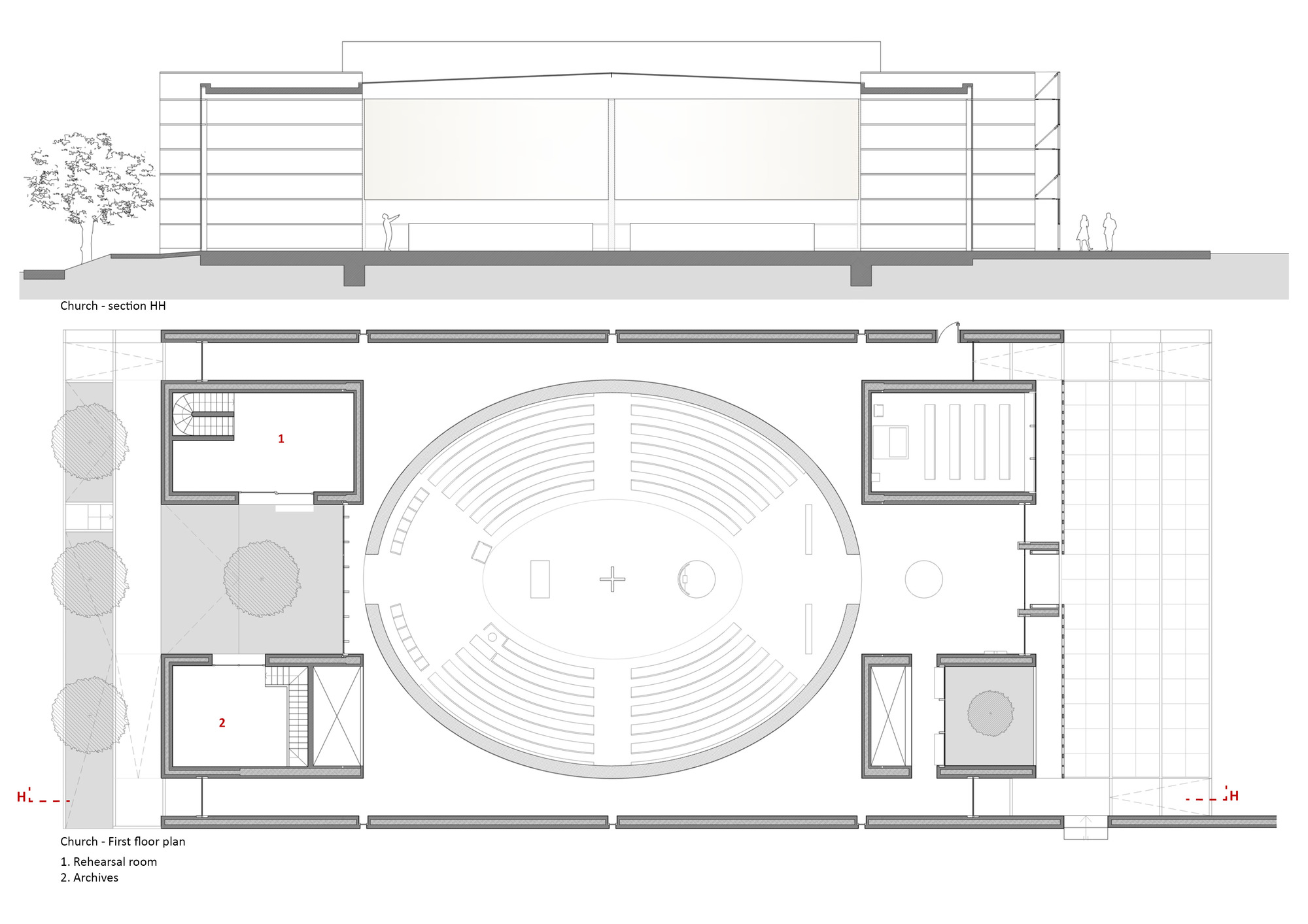 Church and Community Centre in Castel di Lama / Studio Contini-37