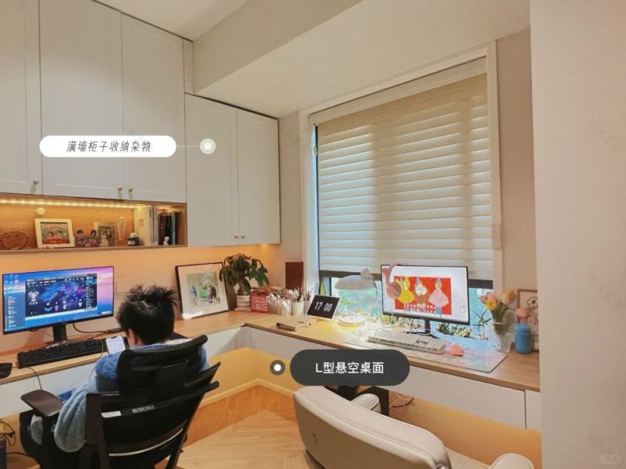 双人书房设计丨飞墨家-33