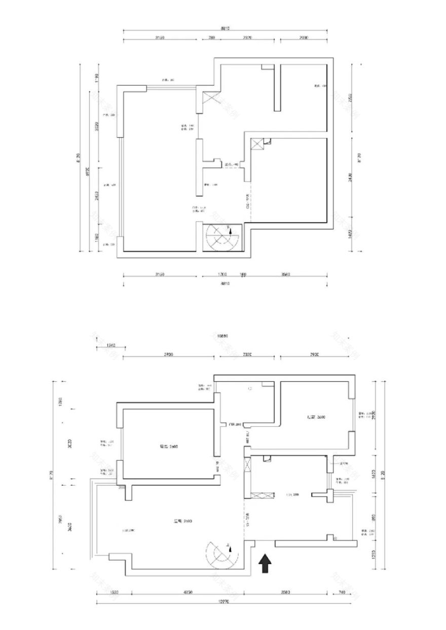 蓝白色调打造温馨美式风,70 平小宅变身多功能空间-12