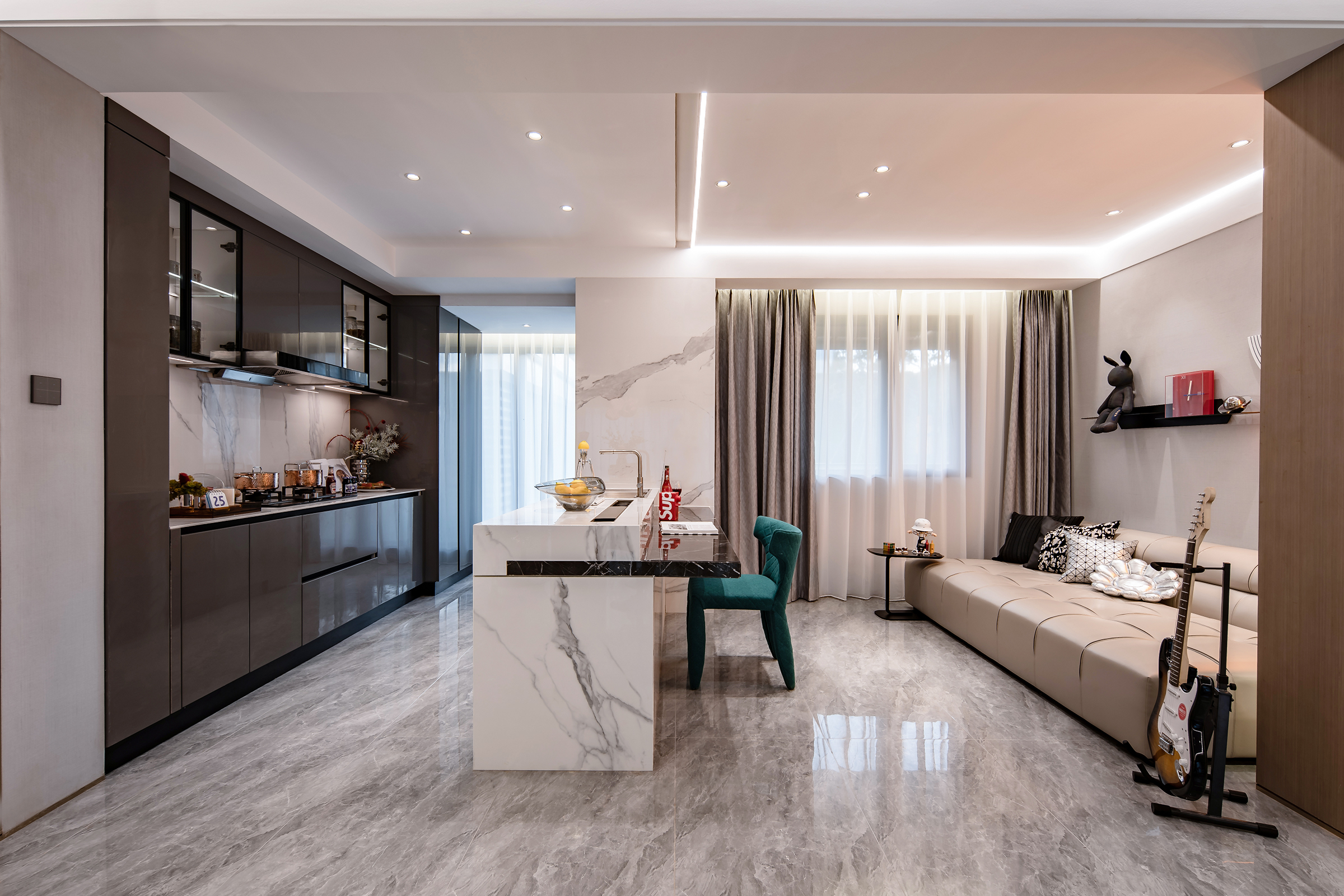 融创济南未来壹号 117 样板间丨中国济南丨北京喻远旨丰产品设计有限公司-32