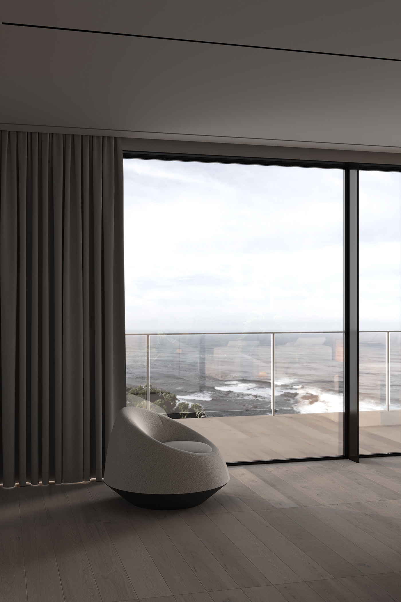 极简大宅 奢享极致景观 | Anastasiia Reznichenko作品-3