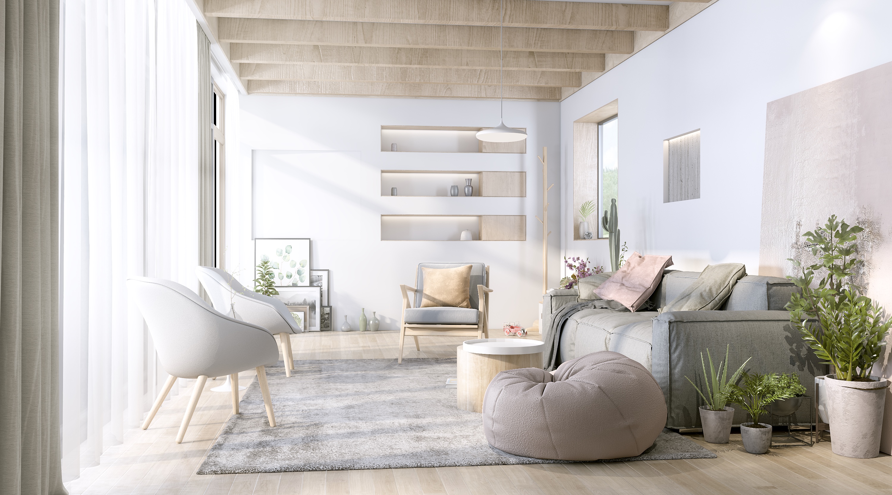 过客别宿 | 打造温馨舒适的客厅空间-2