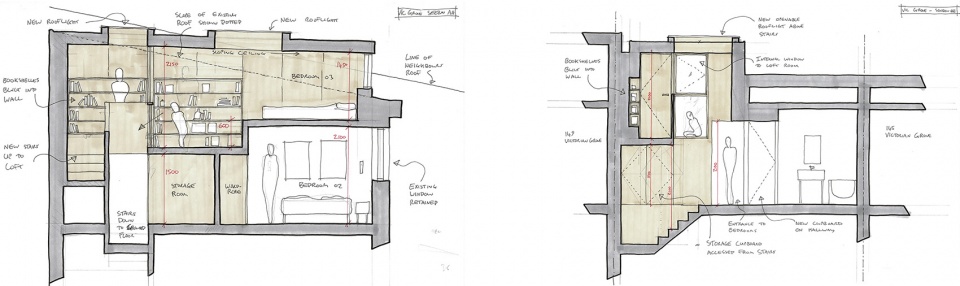 伦敦 98 平米两层半住宅扩建,创造更多空间-13