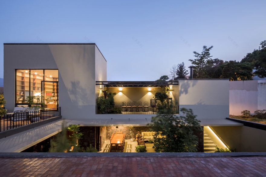 墨西哥火山石住宅(Rincón Del Pescado House)-47