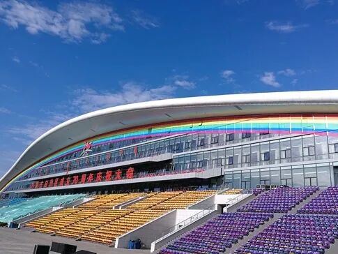 【城市名片】穹庐擎云，蒙韵碧空！中建八局匠心建造草原上的文体明珠-99