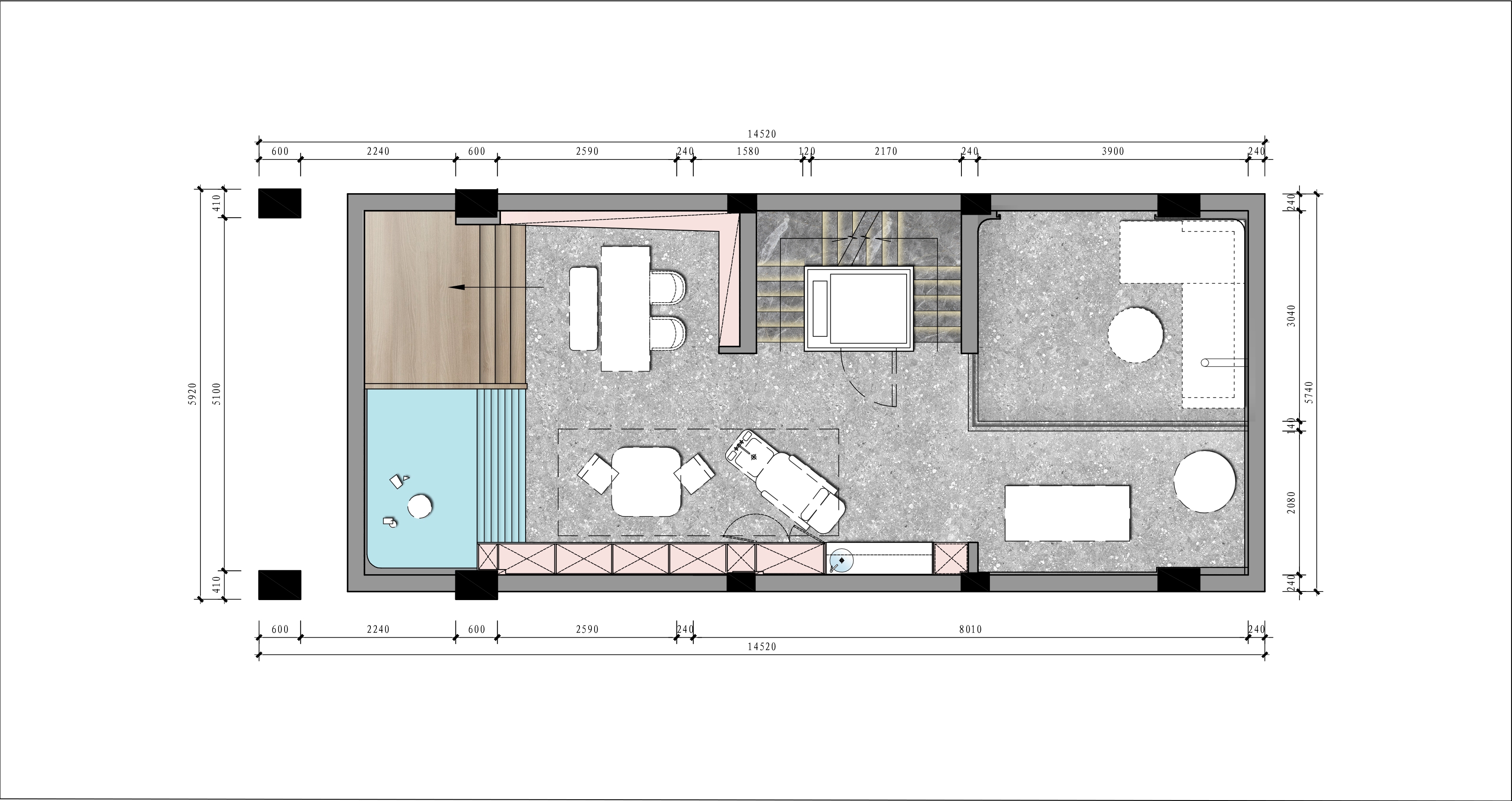 吴越府排屋别墅设计丨中国杭州丨力设计-14
