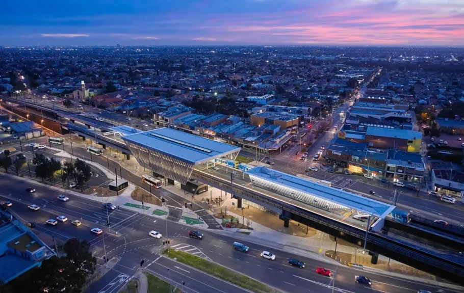 墨尔本水库车站丨澳大利亚墨尔本丨Genton(建筑)和 McGregor Coxall(景观与城市)-1