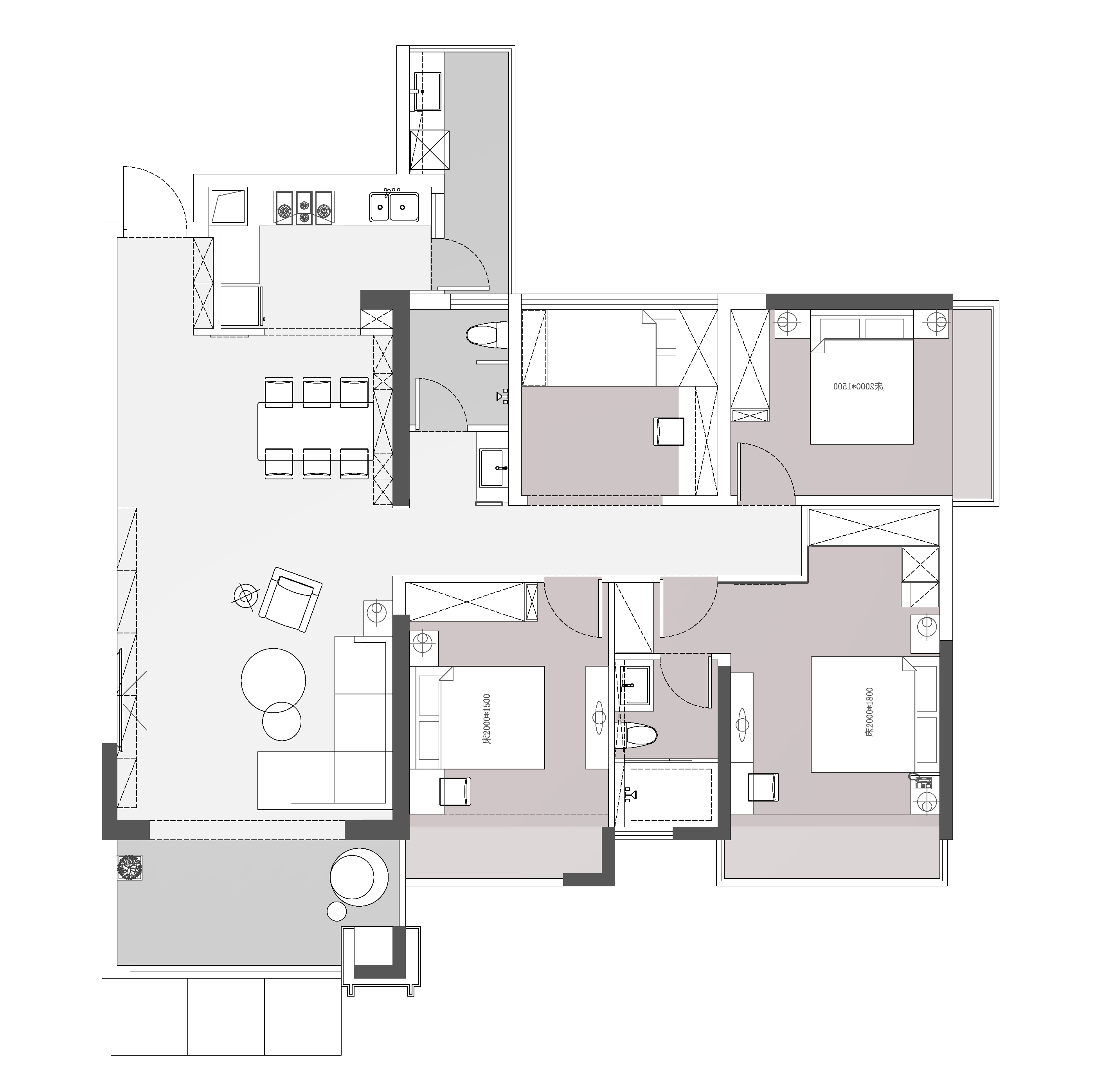 EASE 东巷轻素 |山水江南样板间：三米八深蓝-9