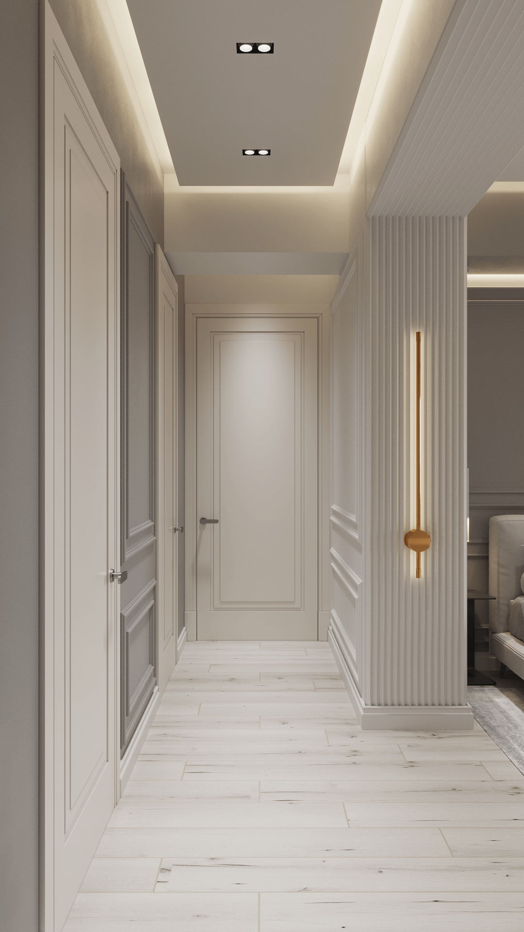 170㎡浅色系公寓设计 方寸之间，皆是雅韵！-11