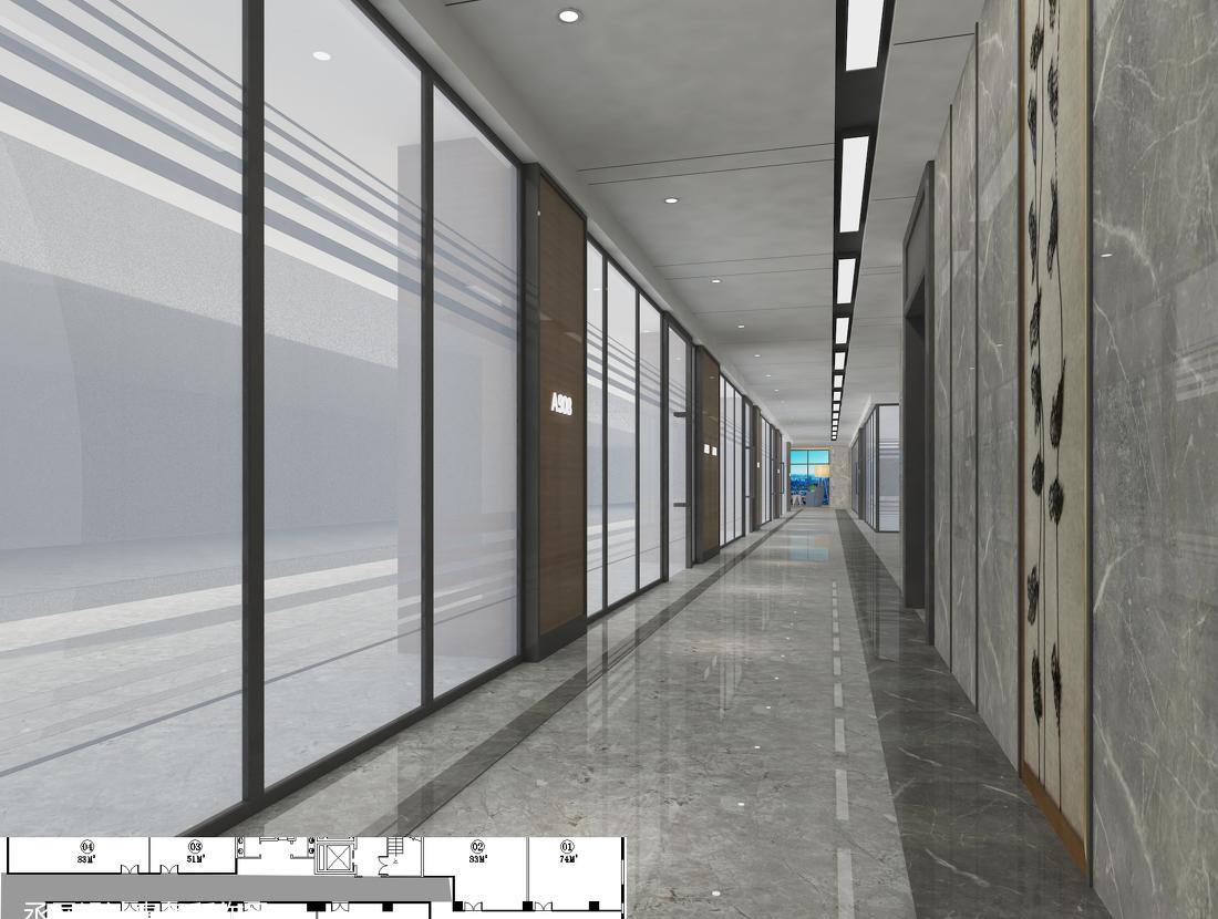 大朗办公楼室内设计-6