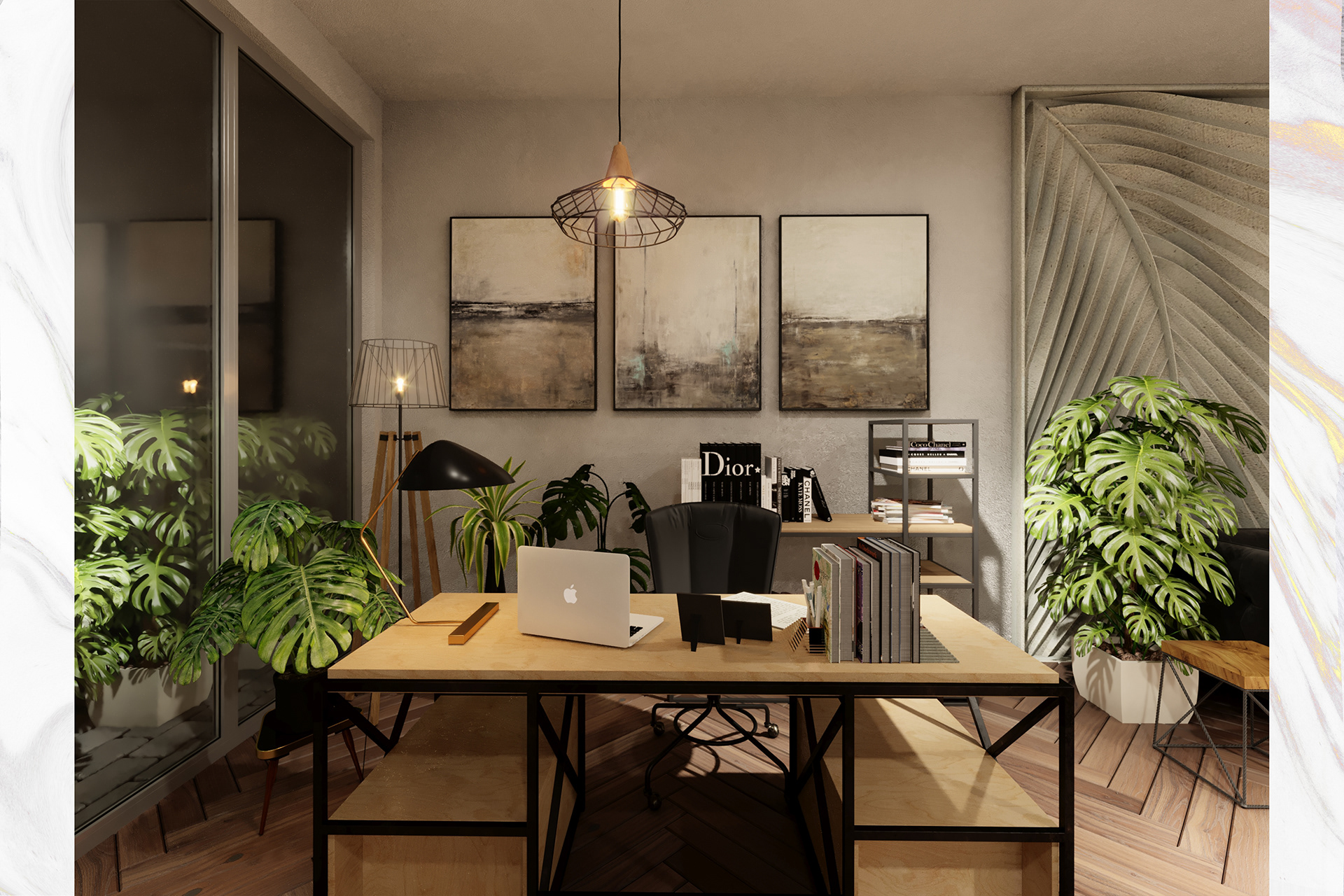 Barbershop exterior & interior design-9