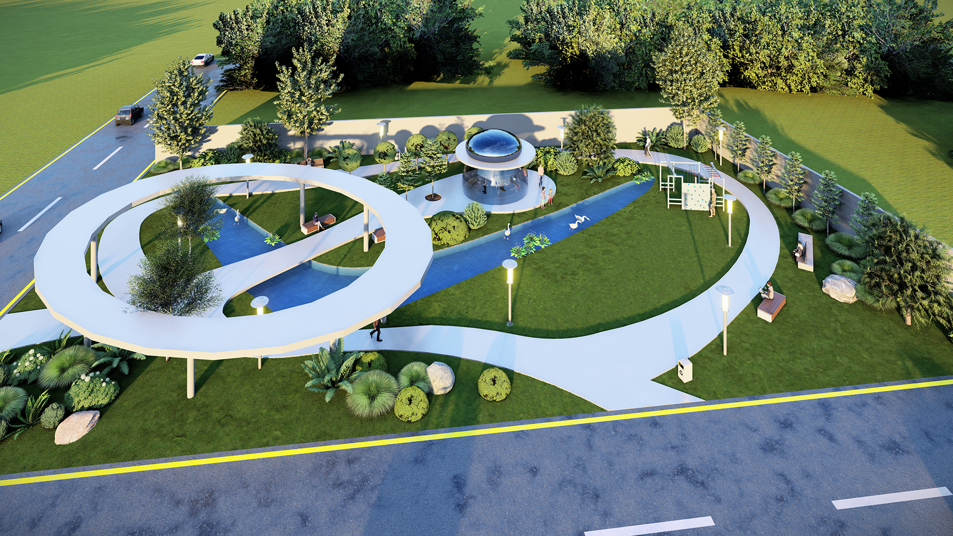 Future-Modern 4 Kanal/2000 Yards Park-0