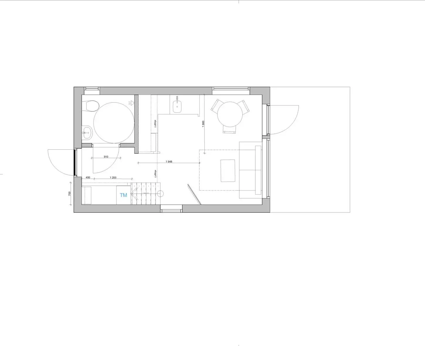 21 平米迷你屋设计，小空间大利用-17