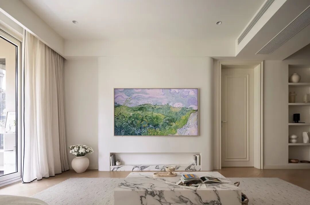 【新作】谁说小户型不能玩法式？97㎡治愈系空间，美到不想出门-47