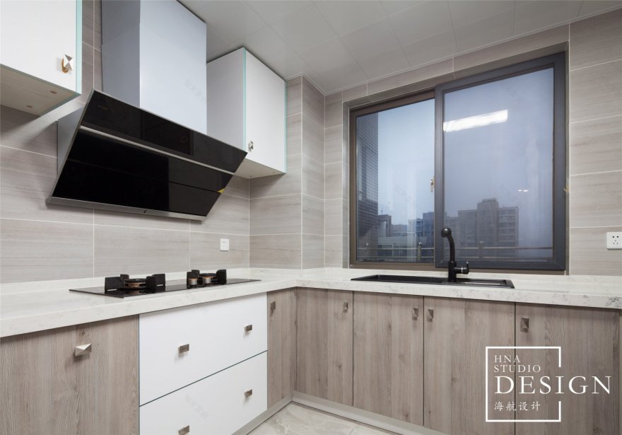 【托斯卡纳的小镇时光】乾盛兰庭140㎡现代风住宅 海航设计-10