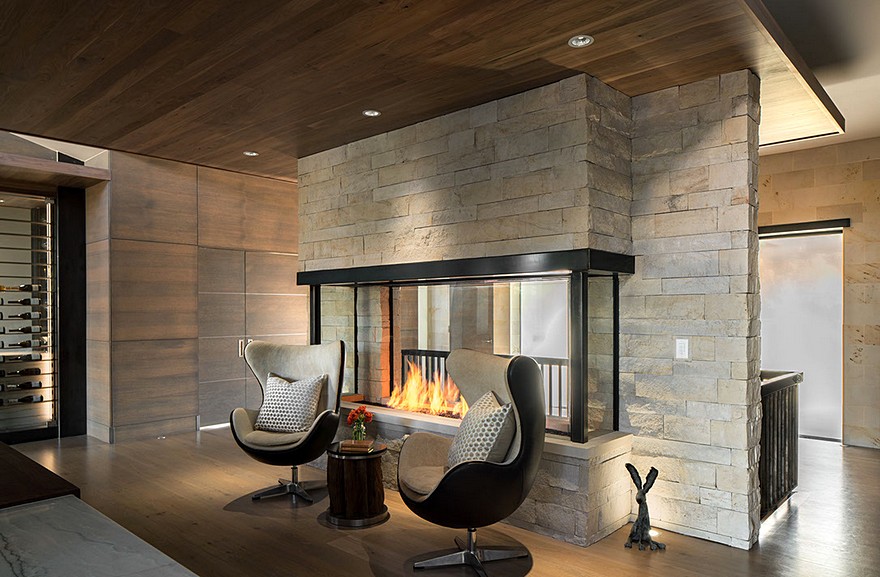 丹佛山顶现代家庭宅-5