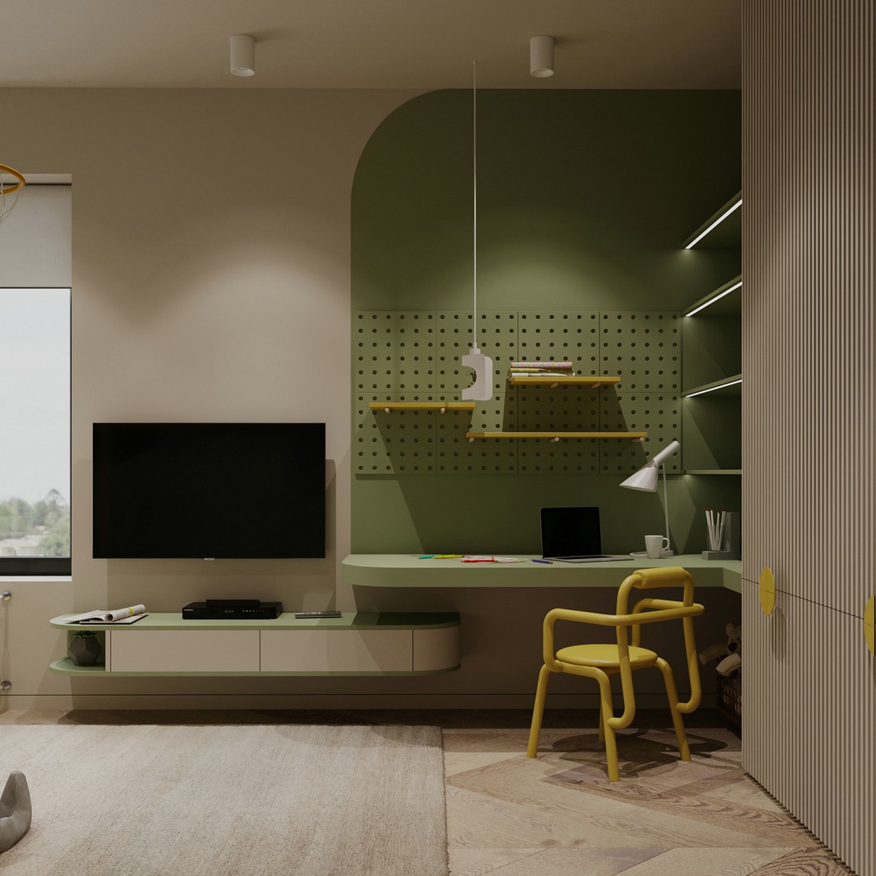 214㎡大平米住宅设计 超有设计感！-16