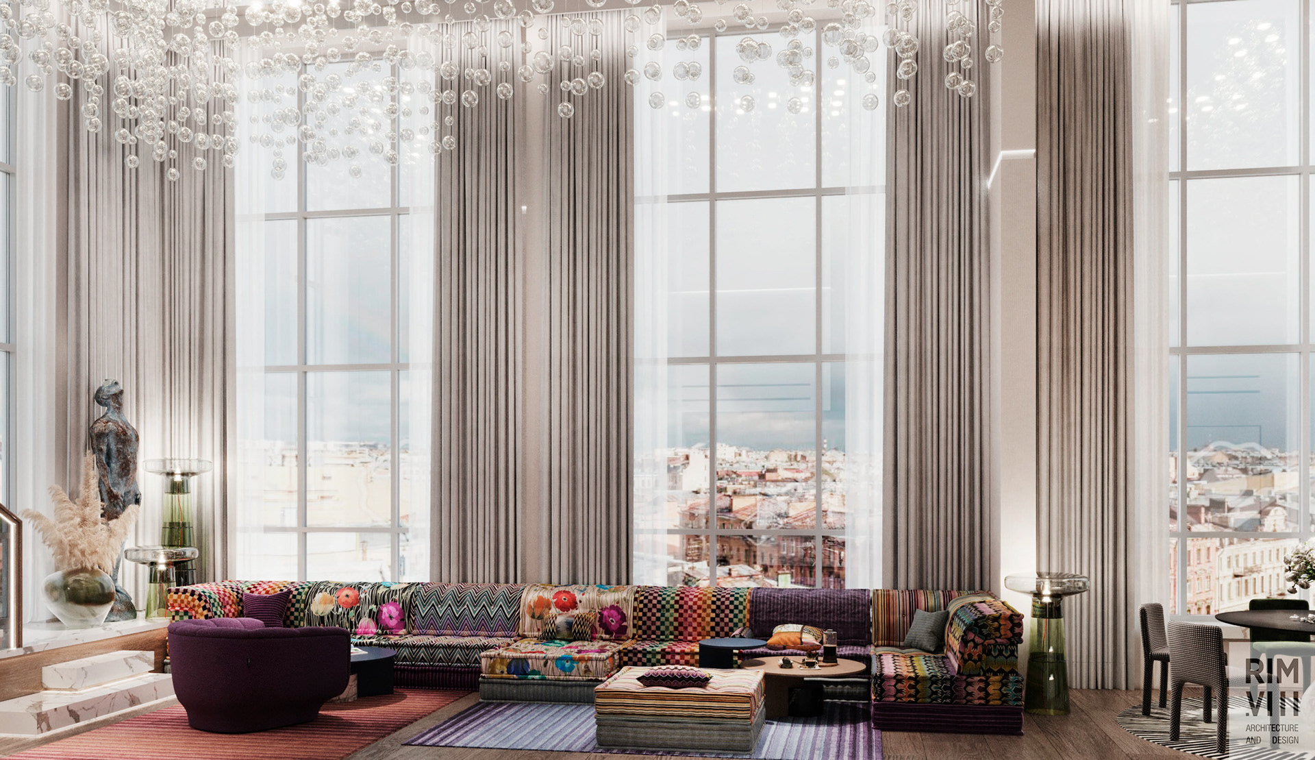 “新奢华”两层公寓设计丨RIM.VIII 建筑工作室-5