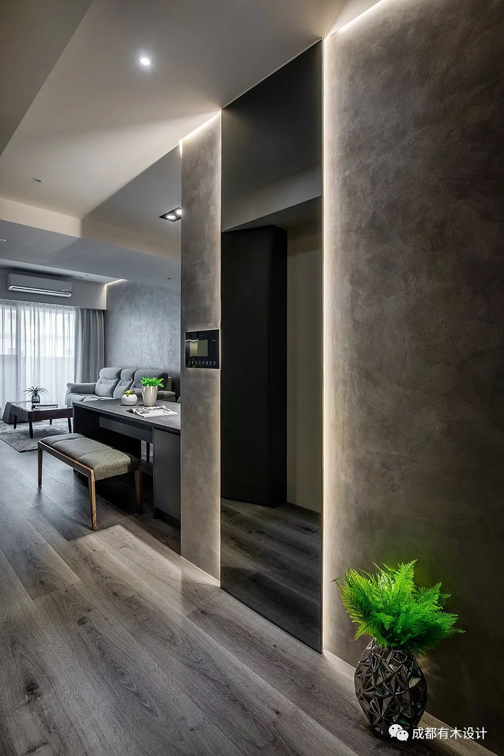 灰调工业风纹理感居所丨淳品-0