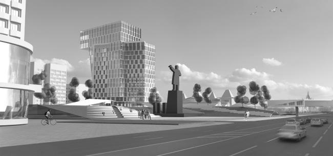 列宁广场改造与多功能综合体建设概念方案丨俄罗斯诺夫哥罗德丨下诺夫哥罗德设计研究院-35