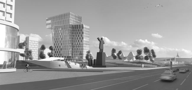 列宁广场改造与多功能综合体建设概念方案丨俄罗斯诺夫哥罗德丨下诺夫哥罗德设计研究院-35