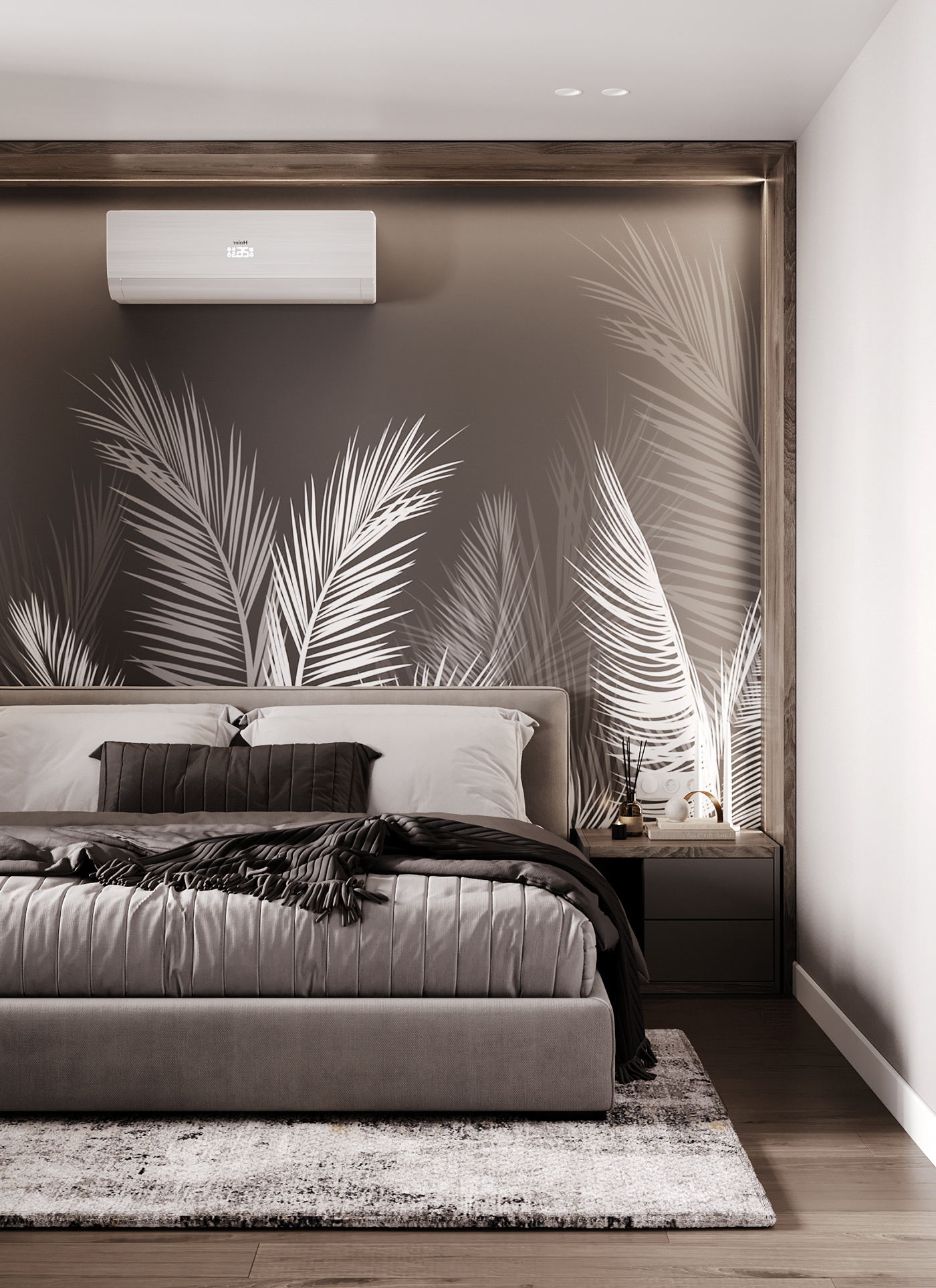 原木与高级灰 享受空间带来的欢畅-18