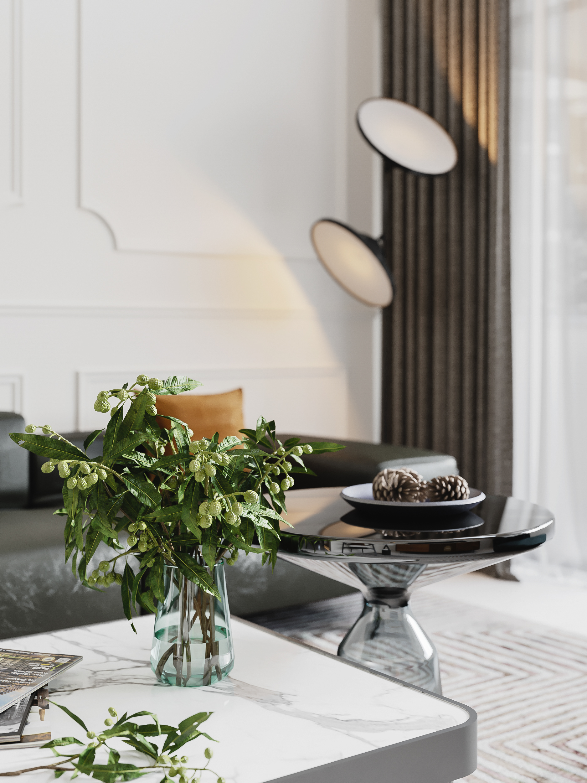 现代混搭风格效果图-3